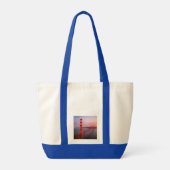 Golden gate bridge gooit kussen tote bag (Achterkant)