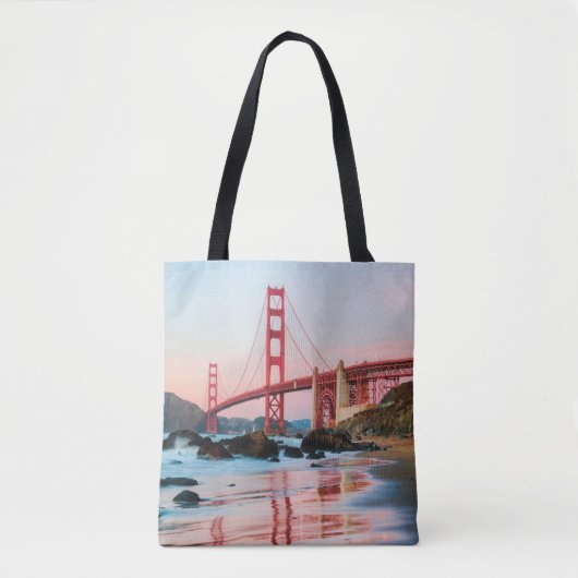 Golden gate bridge gooit kussen tote bag (Voorkant)