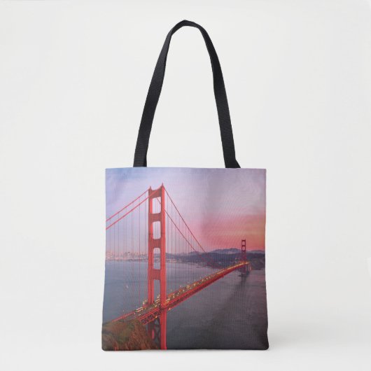 Golden gate bridge gooit kussen tote bag (Voorkant)