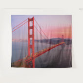 Golden gate bridge gooit kussen wandkleed (Voorkant (horizontaal))