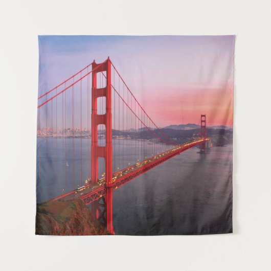 Golden gate bridge gooit kussen wandkleed (Voorkant)