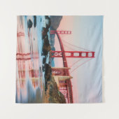 Golden gate bridge gooit kussen wandkleed (Voorkant (horizontaal))