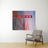 Golden gate bridge gooit kussen wandkleed (In Situ (horizontaal))