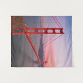 Golden gate bridge gooit kussen wandkleed (Voorkant (horizontaal))