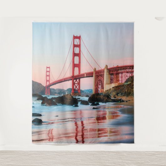 Golden gate bridge gooit kussen wandkleed (Voorkant)