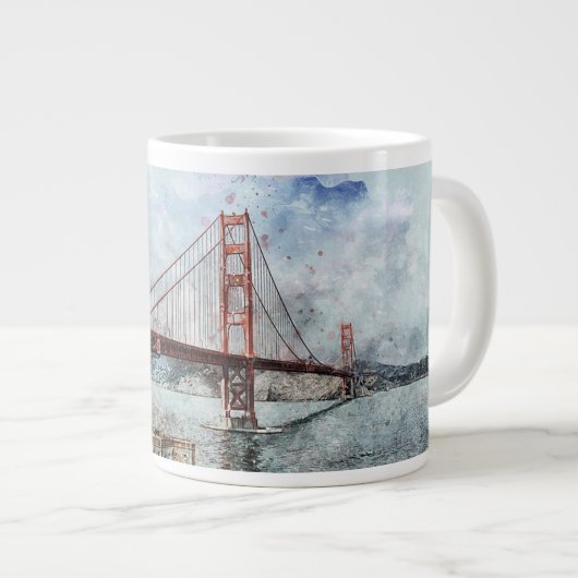 Golden Gate Bridge Grote Koffiekop (Voorkant rechts)