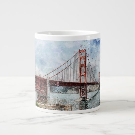 Golden Gate Bridge Grote Koffiekop (Voorkant)