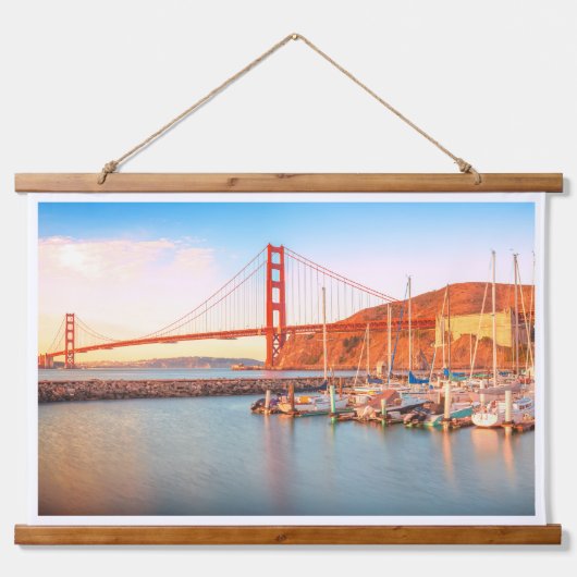 Golden Gate Bridge Hangend Wandkleed (Voorkant)