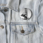 Golden Gate Bridge I Ronde Button 5,7 Cm (In situ)