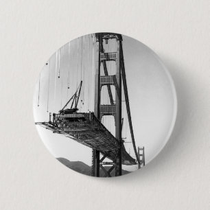 Golden Gate Bridge I Ronde Button 5,7 Cm