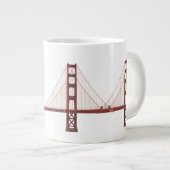 Golden Gate Bridge in Californië Grote Koffiekop (Voorkant rechts)
