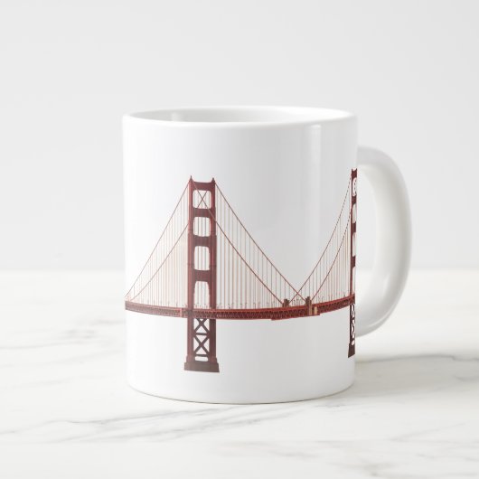 Golden Gate Bridge in Californië Grote Koffiekop (Voorkant rechts)