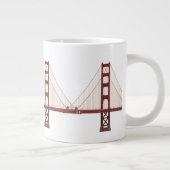 Golden Gate Bridge in Californië Grote Koffiekop (Rechts)