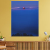 Golden Gate Bridge in de mist Canvas Afdruk (Insitu (Woonkamer))