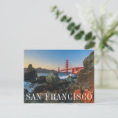 Golden Gate Bridge in Dusk | San Francisco Briefkaart (Staand voorkant)