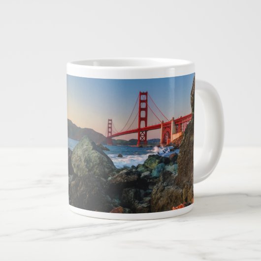 Golden Gate Bridge in Dusk | San Francisco Grote Koffiekop (Voorkant rechts)