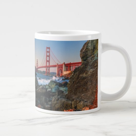 Golden Gate Bridge in Dusk | San Francisco Grote Koffiekop (Rechts)