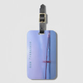 Golden Gate Bridge in Fog at Morning Bagagelabel (Voorkant (verticaal))