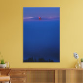 Golden Gate Bridge in mist Canvas Afdruk (Insitu (Woonkamer))