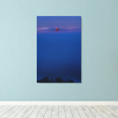 Golden Gate Bridge in mist Canvas Afdruk (Insitu (Houten vloer))