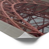 Golden gate bridge in mist. poster (Hoek)