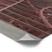 Golden gate bridge in mist. poster (Hoek)