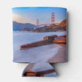 Golden Gate Bridge in San Francisco, Baker Beach Blikjeskoeler (Achterkant)