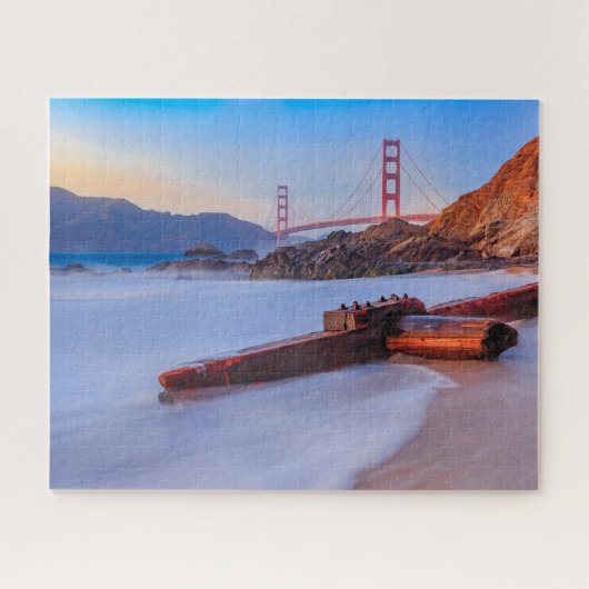 Golden Gate Bridge in San Francisco, Baker Beach Legpuzzel (Horizontaal)