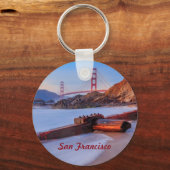 Golden Gate Bridge in San Francisco, Baker Beach Sleutelhanger (Voorkant)