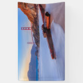 Golden Gate Bridge in San Francisco, Baker Beach Spandoek (Verticaal)