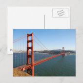 Golden Gate Bridge in San Francisco Briefkaart (Voorkant / Achterkant)