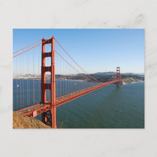 Golden Gate Bridge in San Francisco Briefkaart (Voorkant)