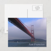 Golden Gate Bridge in San Francisco, CA Briefkaart (Voorkant / Achterkant)