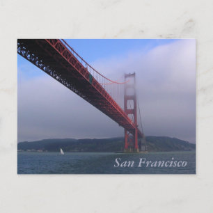 Golden Gate Bridge in San Francisco, CA Briefkaart
