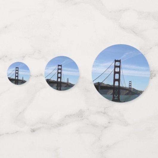 Golden Gate Bridge in San Francisco, Californië Confetti (Voorkanten)