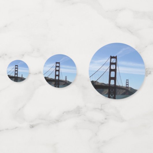 Golden Gate Bridge in San Francisco, Californië Confetti (Achterkanten)