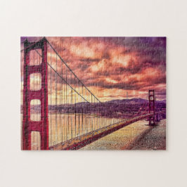 Golden Gate Bridge in San Francisco, Californië. Legpuzzel