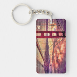Golden Gate Bridge in San Francisco, Californië. Sleutelhanger