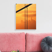 Golden Gate Bridge in San Francisco Canvas Afdruk (Insitu (Woonkamer))