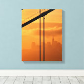 Golden Gate Bridge in San Francisco Canvas Afdruk (Insitu (Houten vloer))
