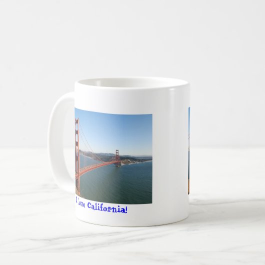 Golden Gate Bridge in San Francisco Koffiemok (Voorkant links)