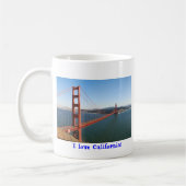 Golden Gate Bridge in San Francisco Koffiemok (Links)