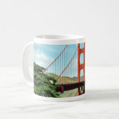 Golden Gate Bridge in San Francisco Koffiemok (Voorkant links)