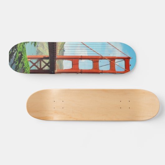 Golden Gate Bridge in San Francisco Skateboard (Horizontaal)