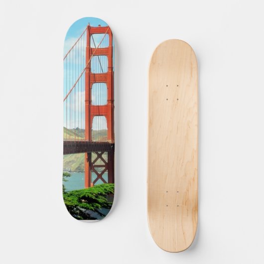 Golden Gate Bridge in San Francisco Skateboard (Voorkant)