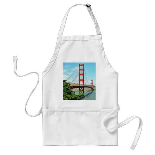Golden Gate Bridge in San Francisco Standaard Schort (Voorkant)