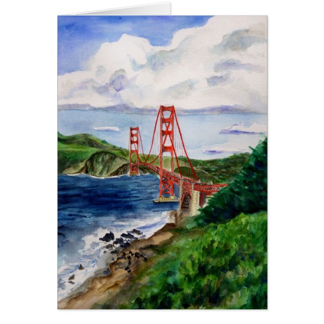 Golden Gate Bridge-kaart (Voorkant)