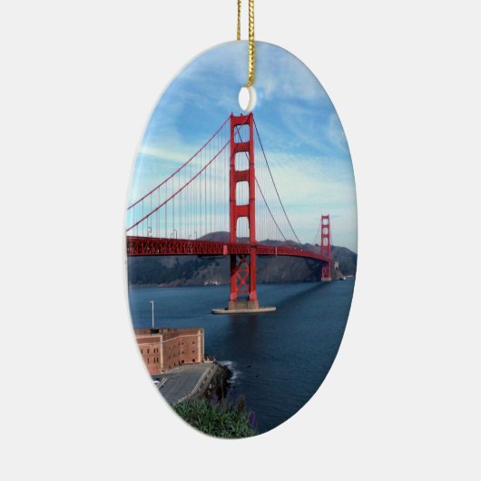 Golden Gate Bridge Keramisch Ornament (Rechts)