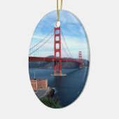 Golden Gate Bridge Keramisch Ornament (Links)