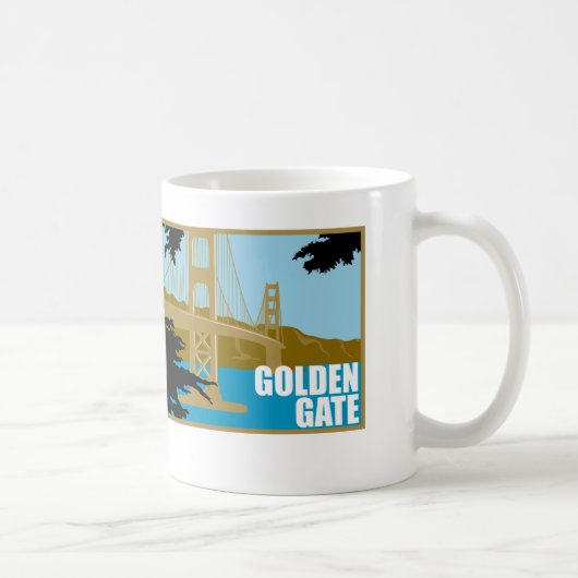 Golden Gate Bridge Koffiemok (Rechts)